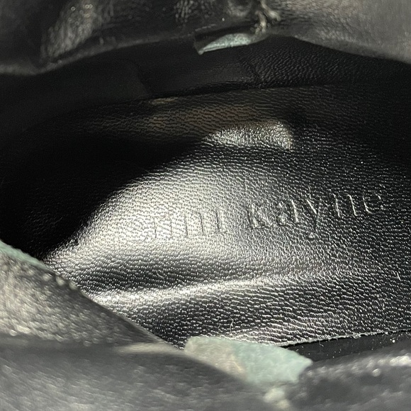 Jenni Kayne | Slip-on Boot in Black Croc-Embossed Leather 38.5 - Picture 2 of 11